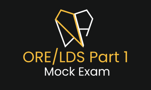 ORE & LDS Part-1 Mock Exam